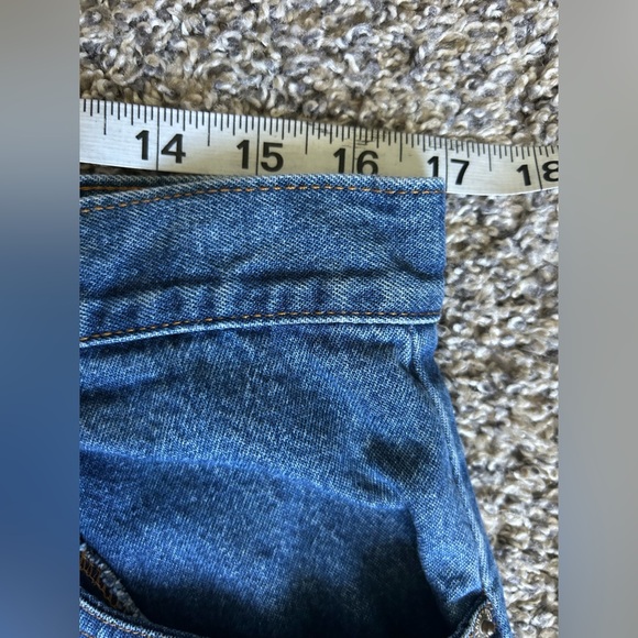 Bill Blass Vintage Midi 100% Cotton Denim Skirt size 14 - Picture 5 of 7